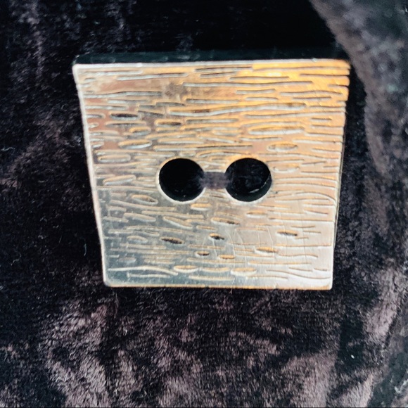 Jerry T Wide Lapel Crushed Velvet Vest Blk Sz S EC - Picture 4 of 13